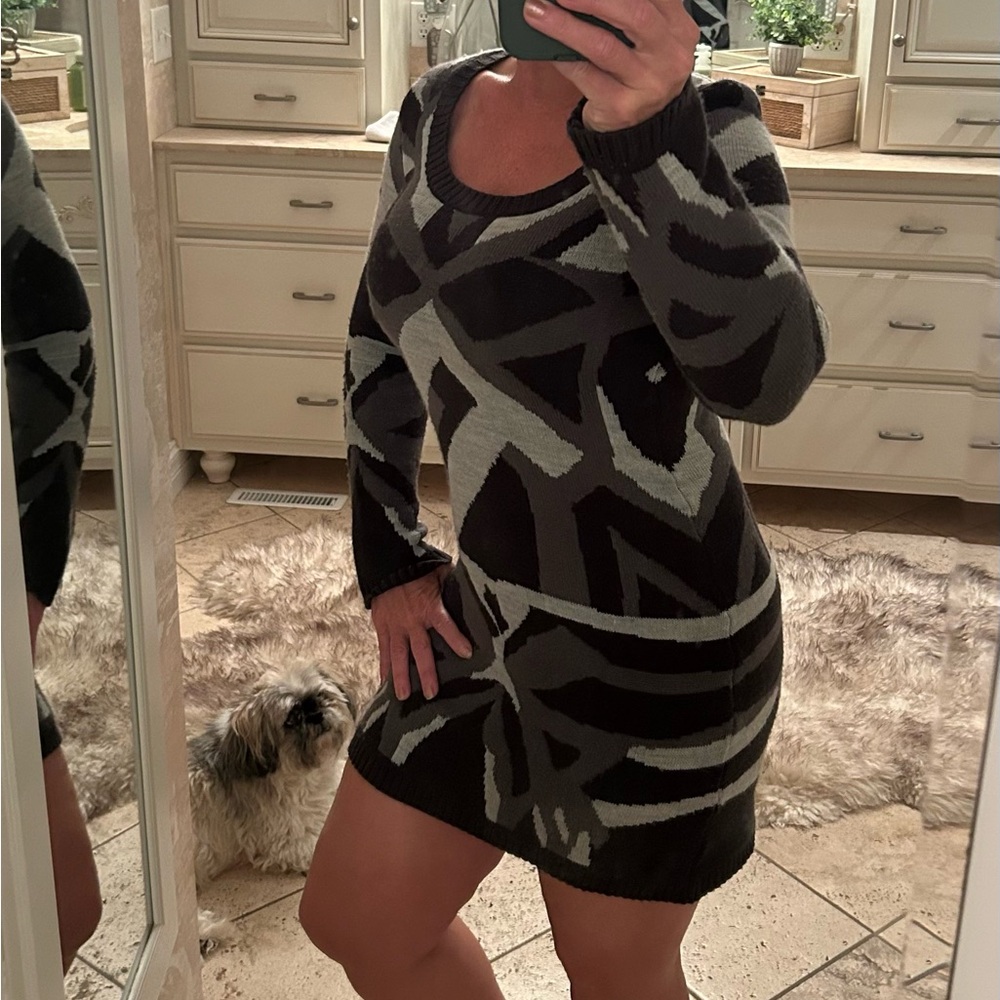 Venus sweater mini dress